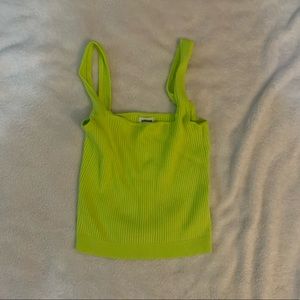 Garage crop sweater tank